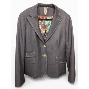 Tristan Women's Dark Grey Skirt Blazer Suit Set, Size 12, Office Suit, Business